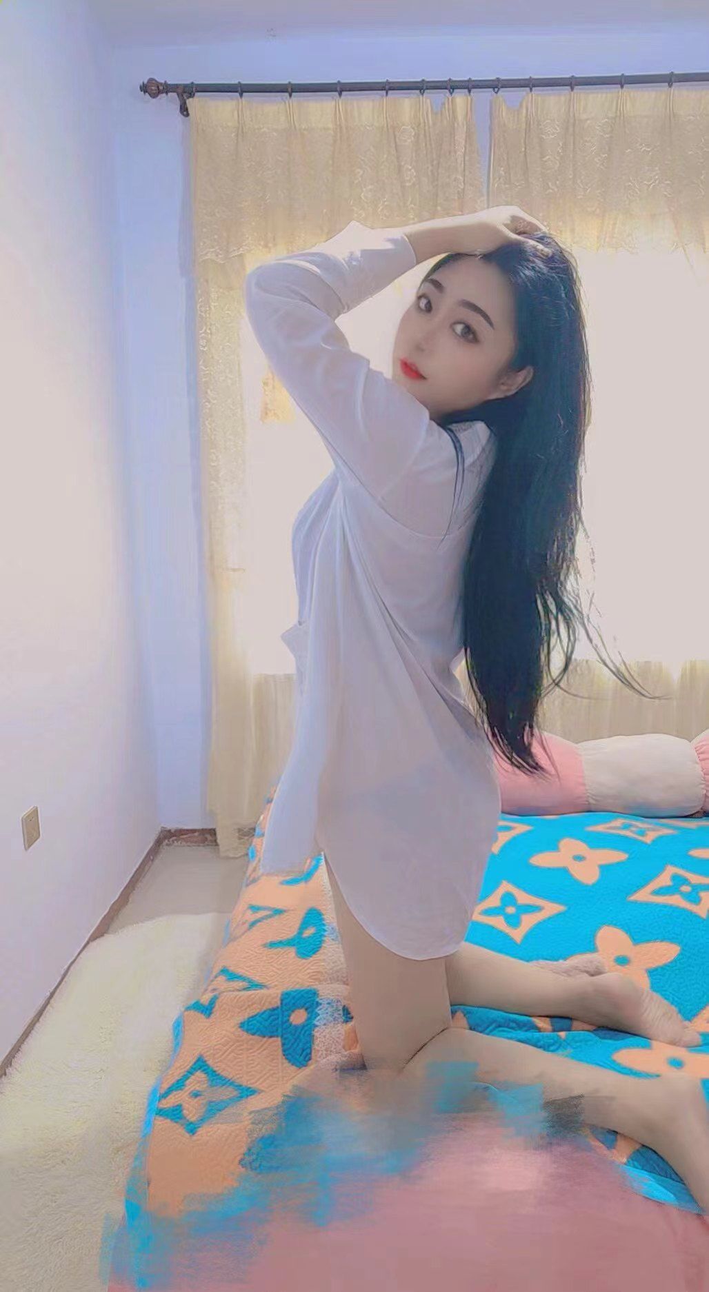 青山湖性感大长腿