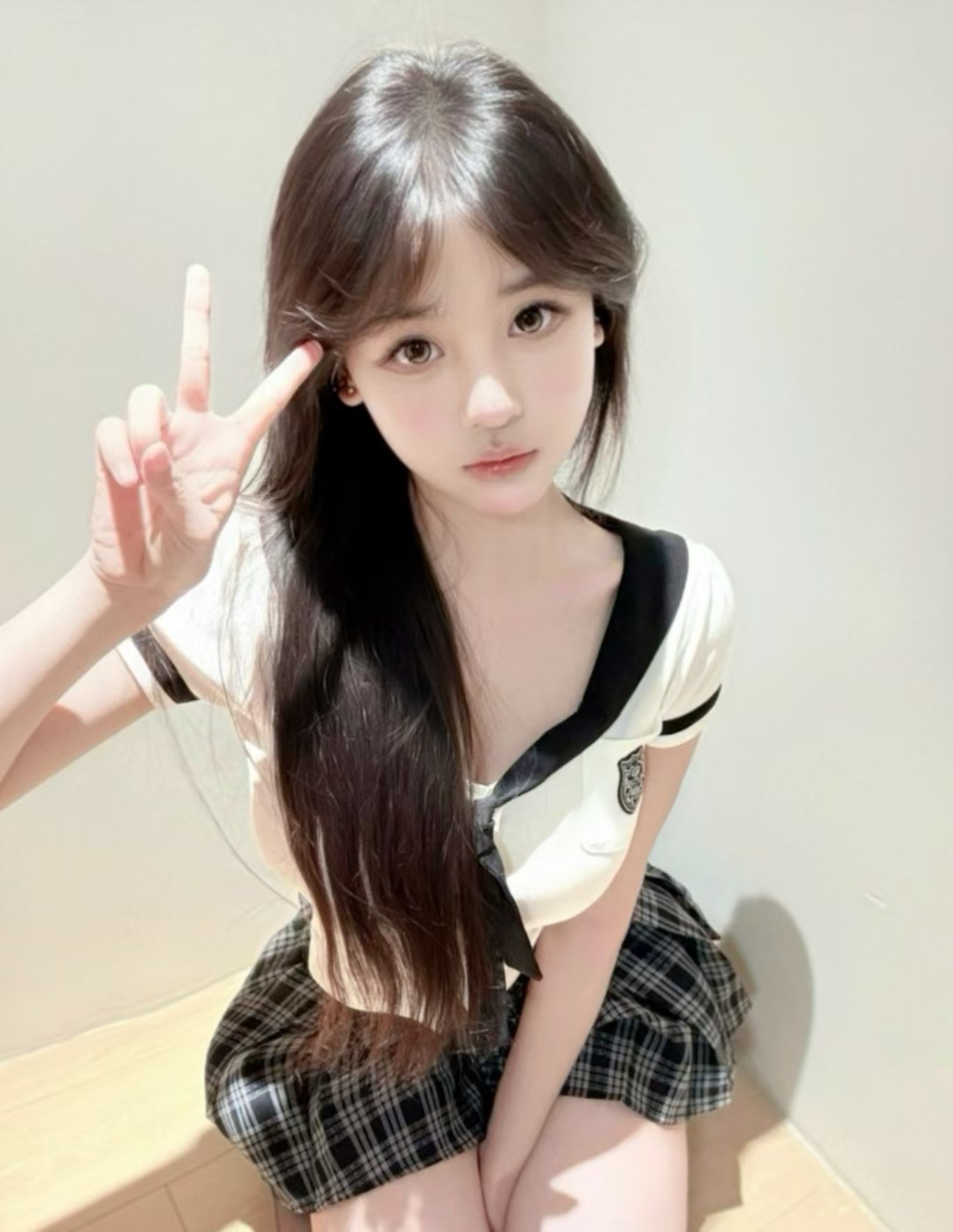 海曙制服嫩妹园园