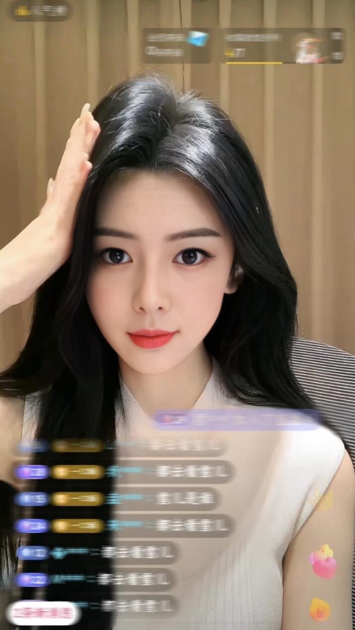 混血网红主播莉娜